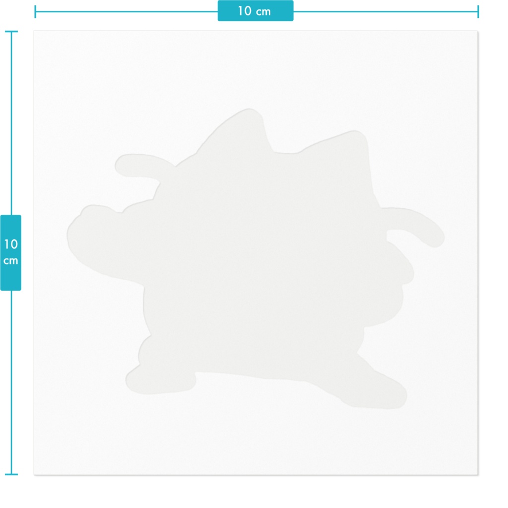 フレフレねこステッカー
