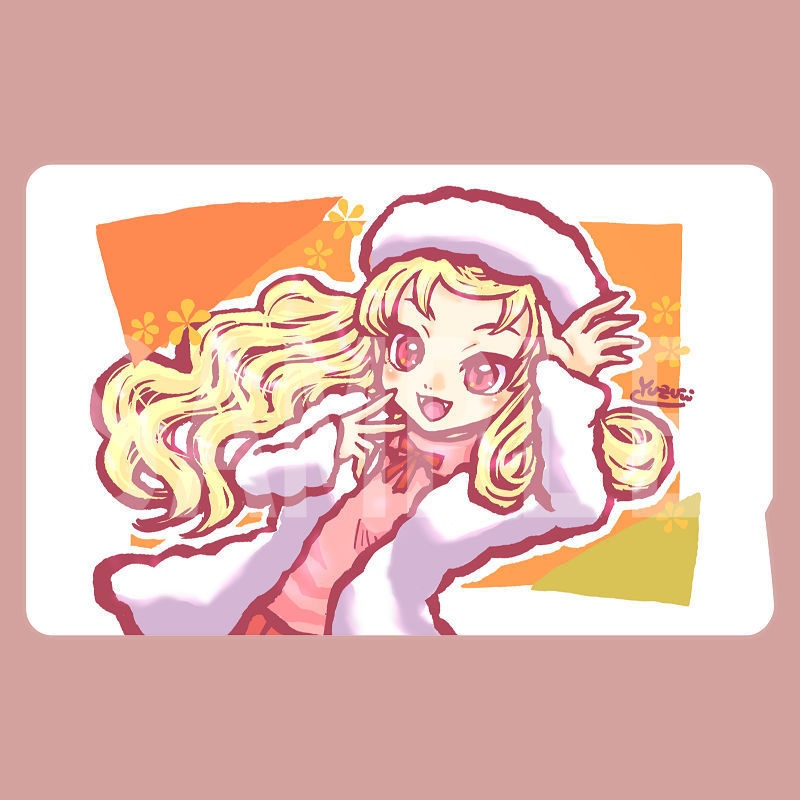 ヘビ子さんICカードステッカー(金髪ver)