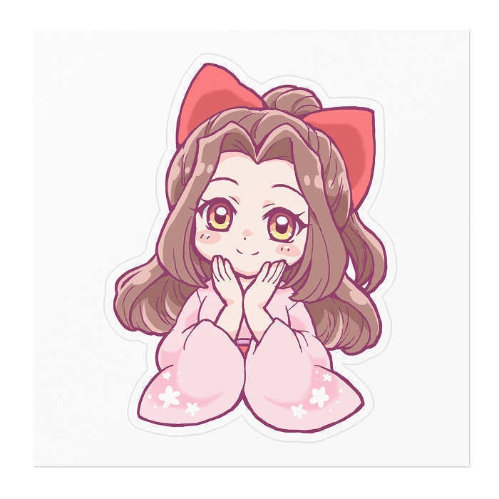 ふんわり紗奈さん ステッカー