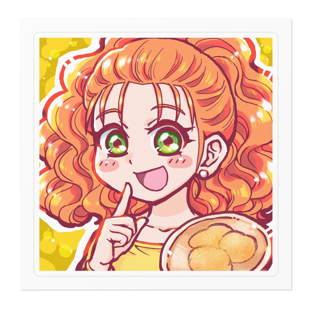 おもち姫 ステッカー