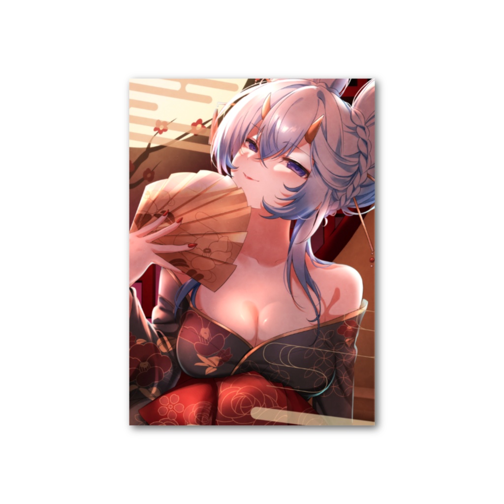 【1周年記念グッズ】歌ってみたフォト風カード【鬼の宴ver.】