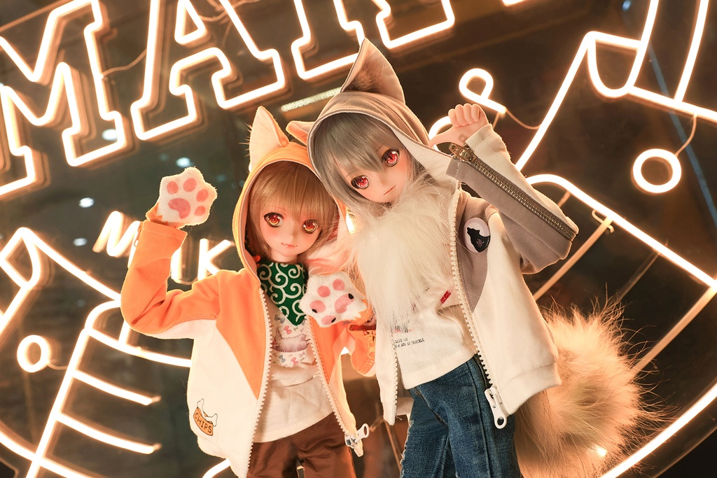 MOE MOE動物園 フードパーカー / MDD/DD サイズ