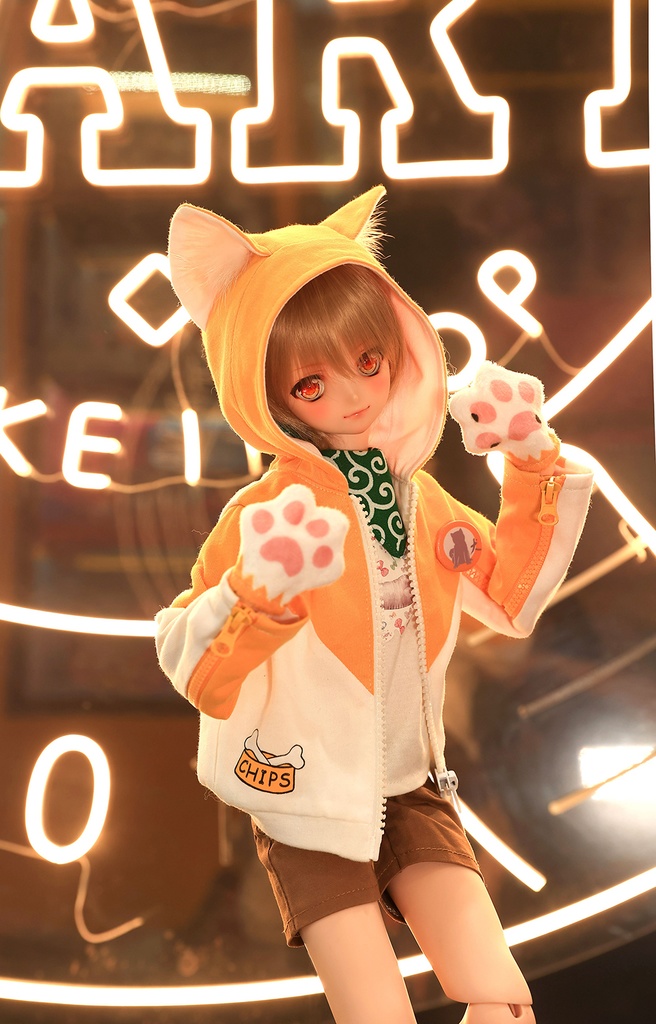 MOE MOE動物園 フードパーカー / MDD/DD サイズ