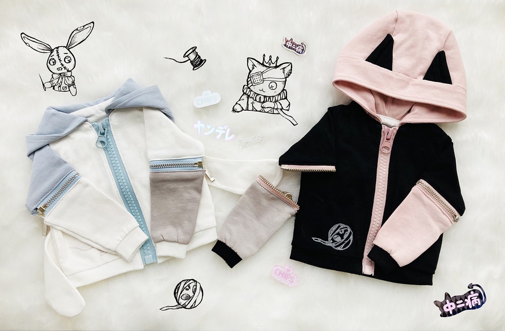 MOE MOE動物園 フードパーカー / MDD/DD サイズ