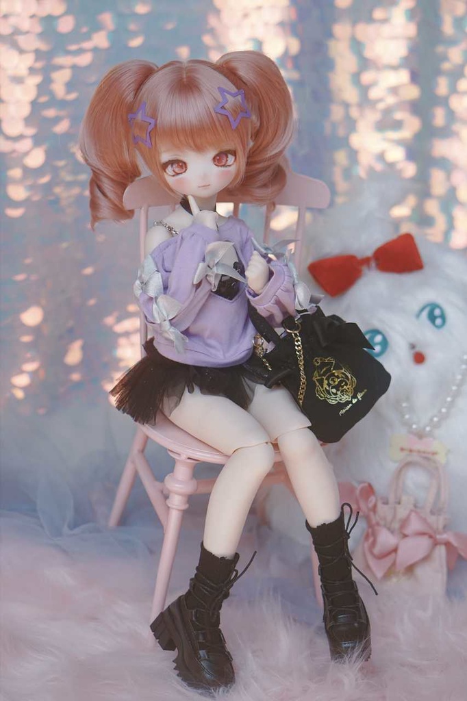 【Chips】恋ココロ セット 新色 ピンクx黒  MDD/SDM サイズ