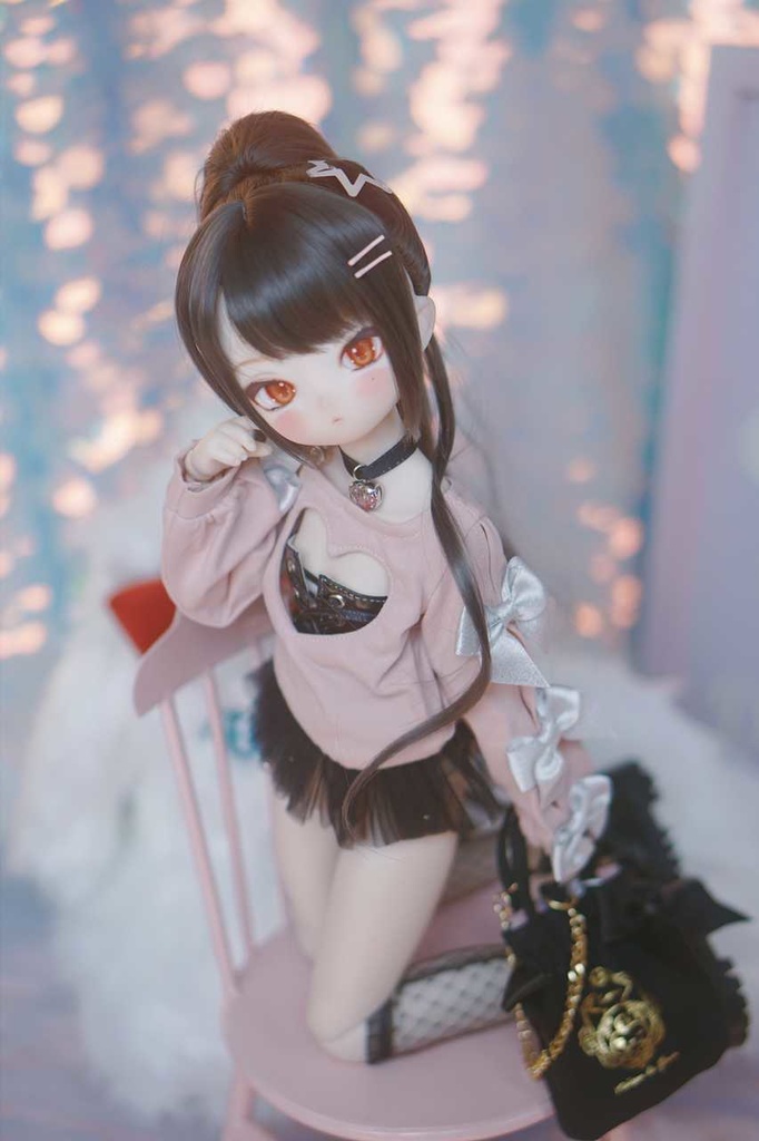 【Chips】恋ココロ セット 新色 ピンクx黒  MDD/SDM サイズ