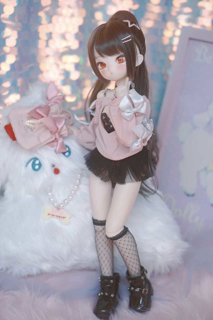 【Chips】恋ココロ セット 新色 ピンクx黒  MDD/SDM サイズ