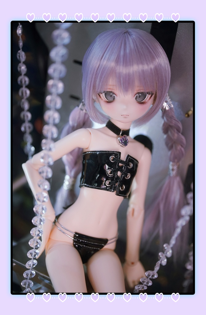 【Chips】恋ココロ セット 新色 ピンクx黒  MDD/SDM サイズ
