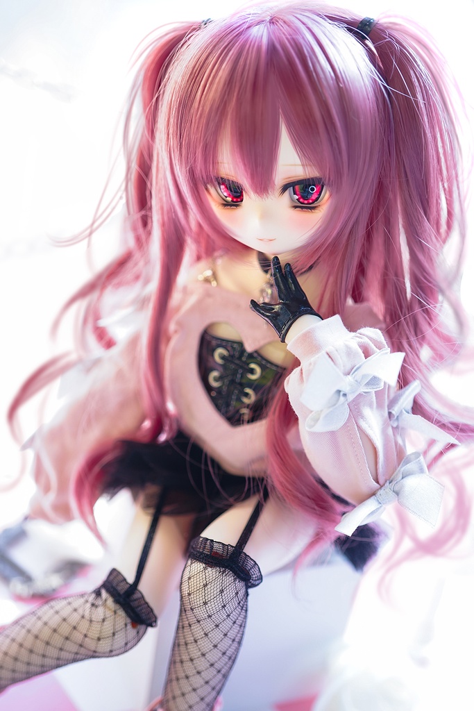 【Chips】恋ココロ セット 新色 ピンクx黒  MDD/SDM サイズ