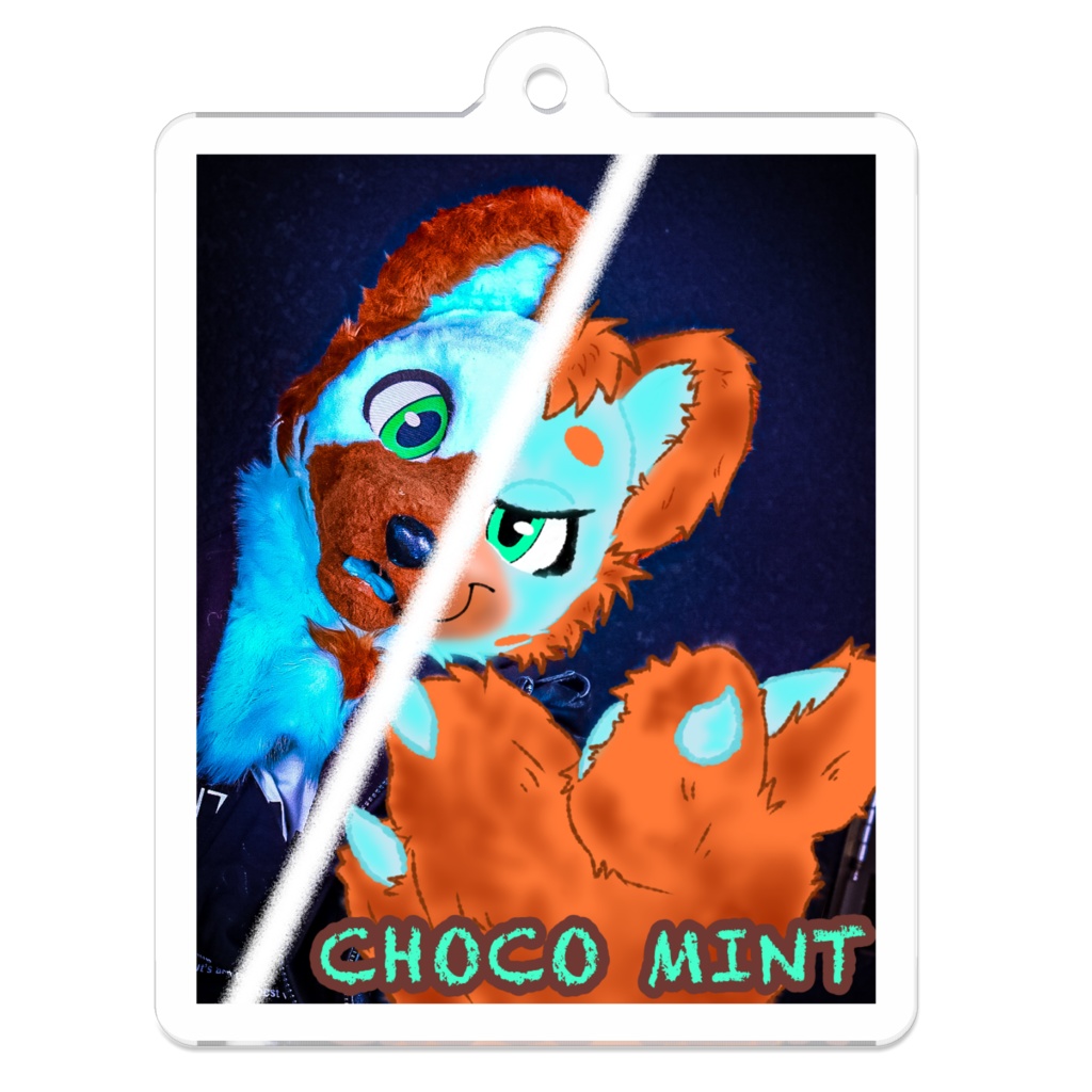 チョコミント アクキー