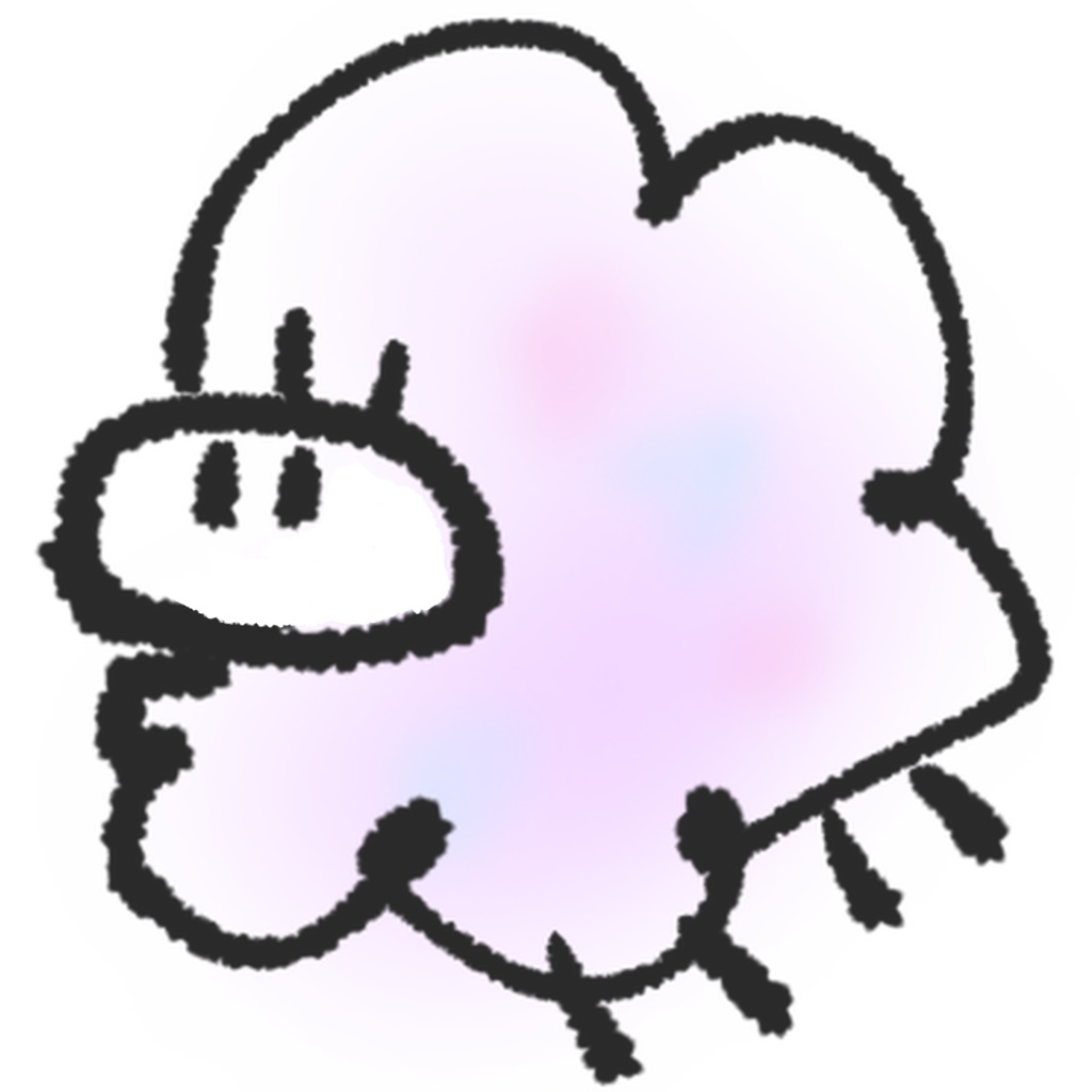ねんねダイカットシール(2枚1組)