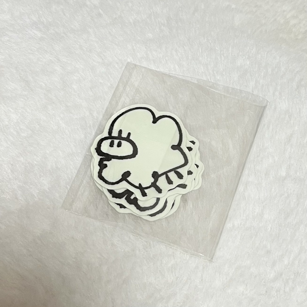 ねんね全身蓄光シール(5枚1組)