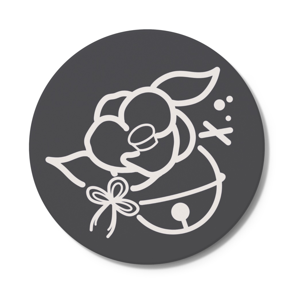 湯ヶ式ユエモチーフロゴコースターA