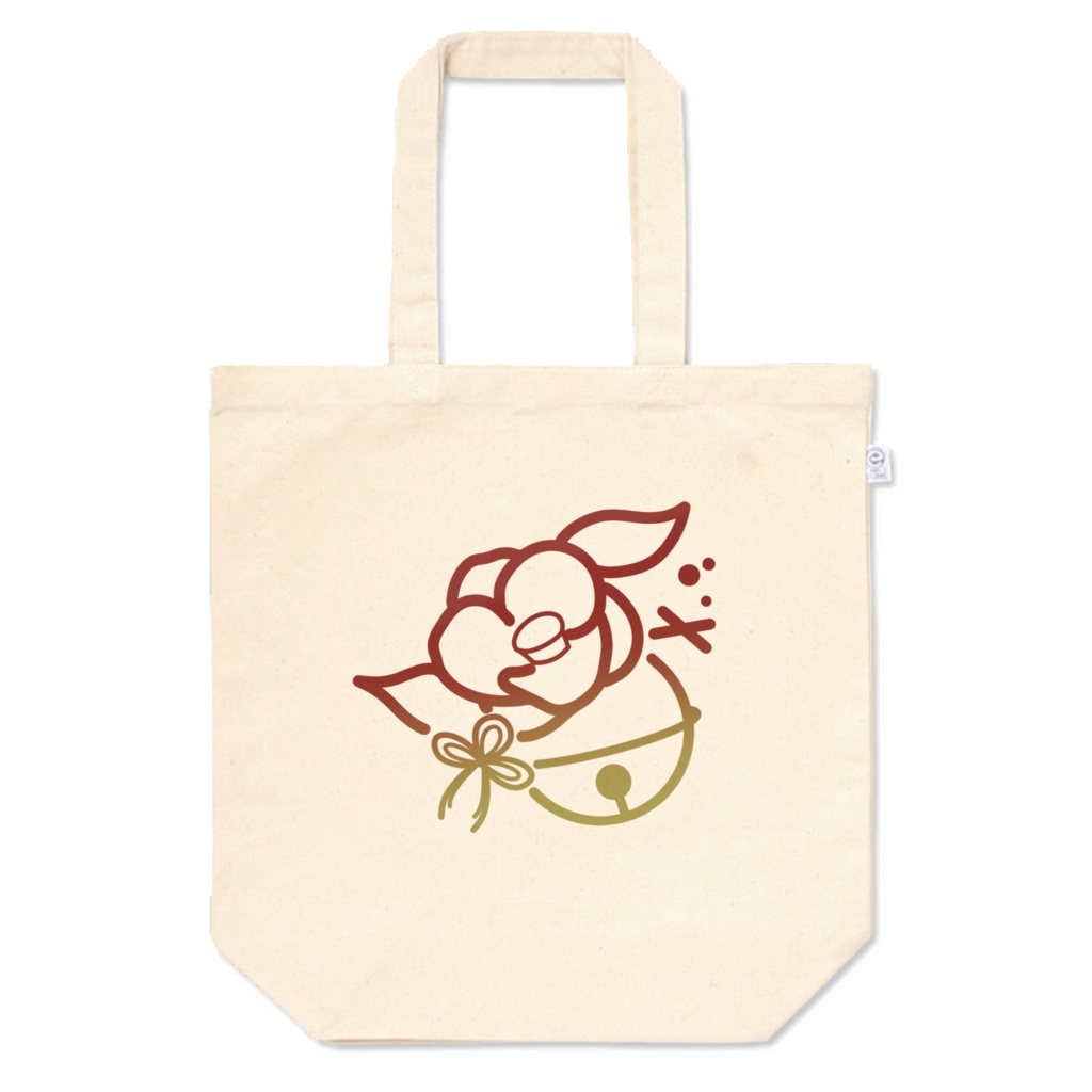 湯ヶ式ユエモチーフロゴトートバッグ