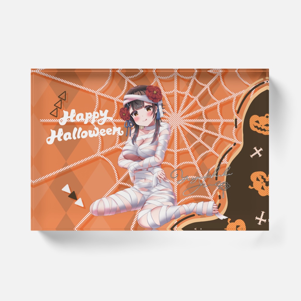 【ハロウィン限定販売10/27~11/30】アクリルブロック【湯ヶ式ユエ】