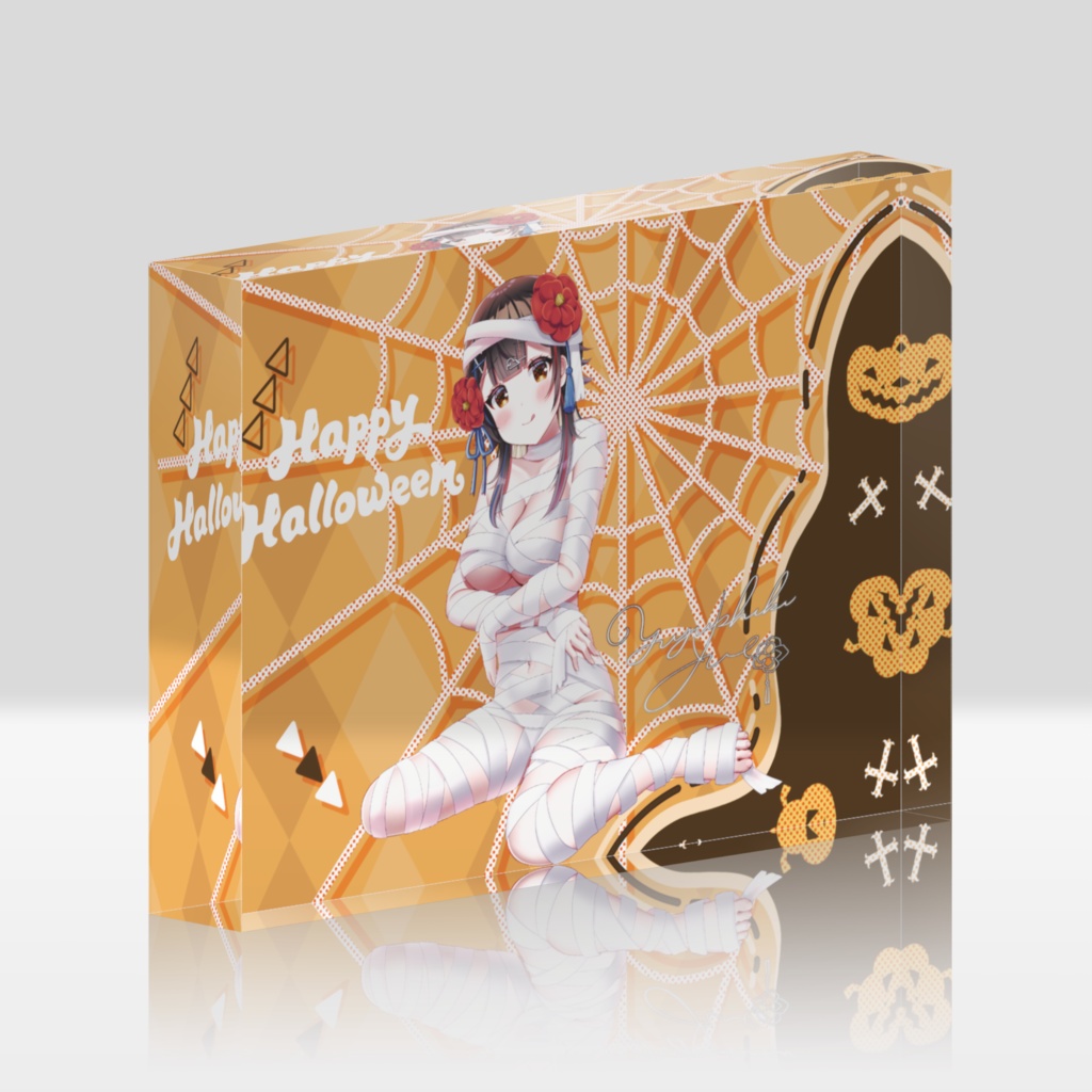 【ハロウィン限定販売10/27~11/30】アクリルブロック【湯ヶ式ユエ】