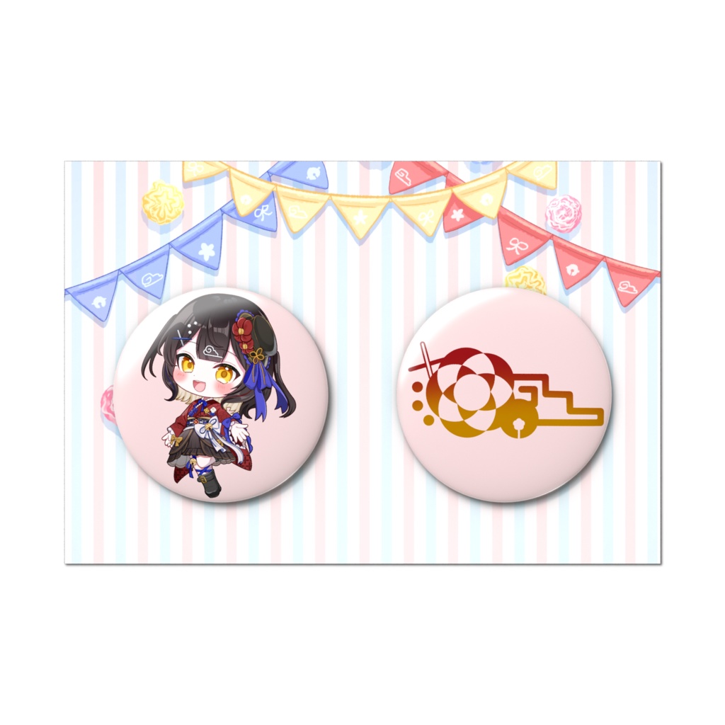 【湯ヶ式ユエ】新衣装缶バッジ