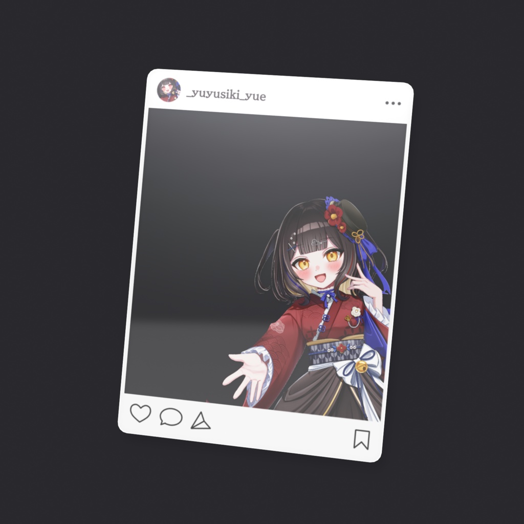 【湯ヶ式ユエ】おでかけ♪クリアカード