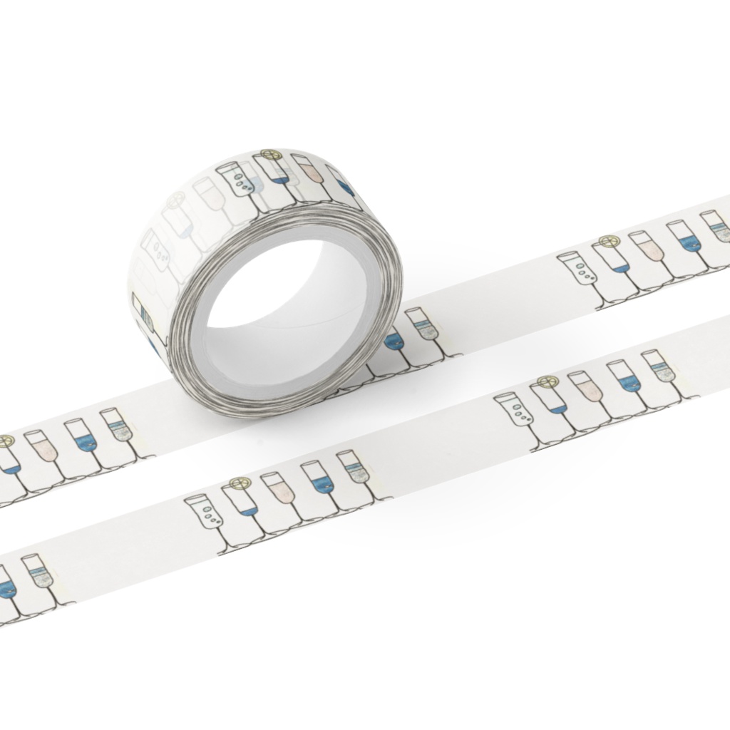 オリジナルマスキングテープ BLUE glass