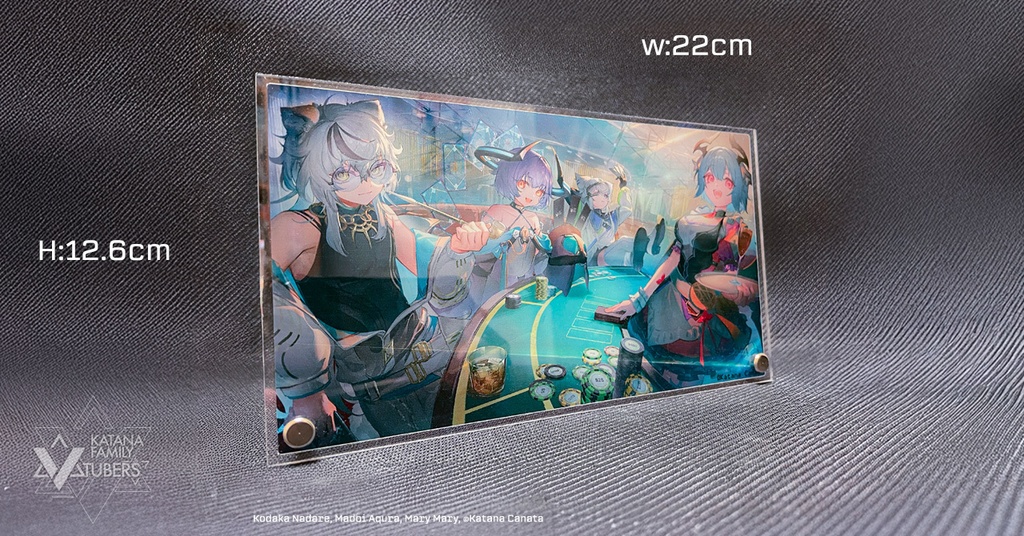 刀家Vtuberアクリルプレート