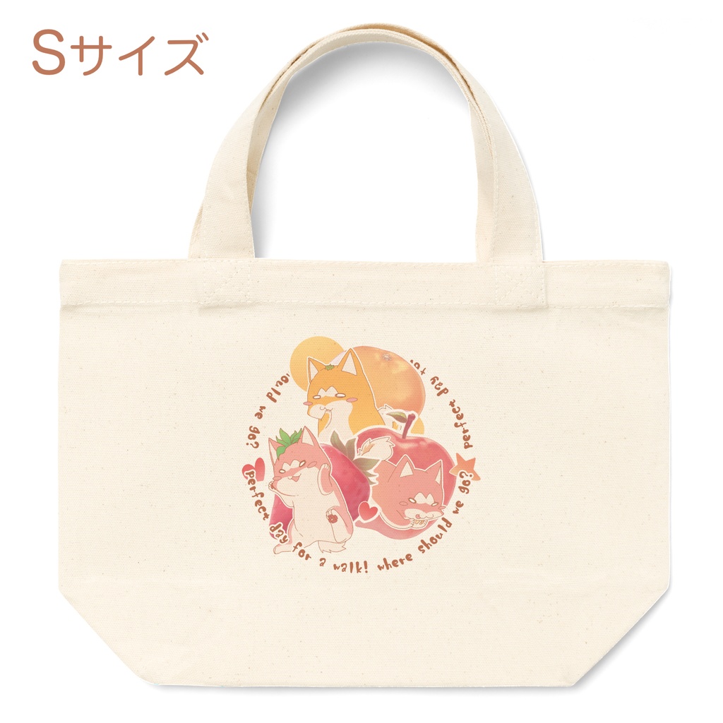 フルーツしば おさんぽトートバッグ