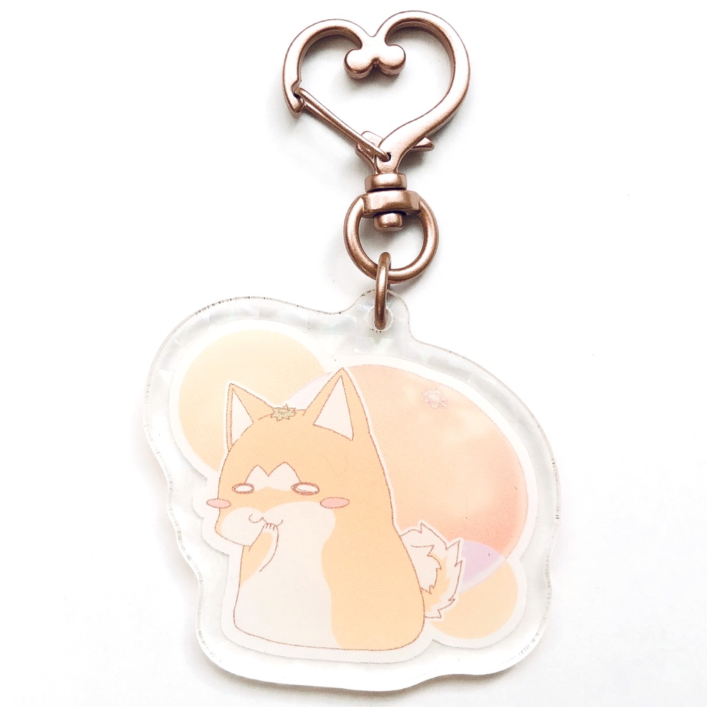 フルーツしば ホログラムアクリルキーホルダー