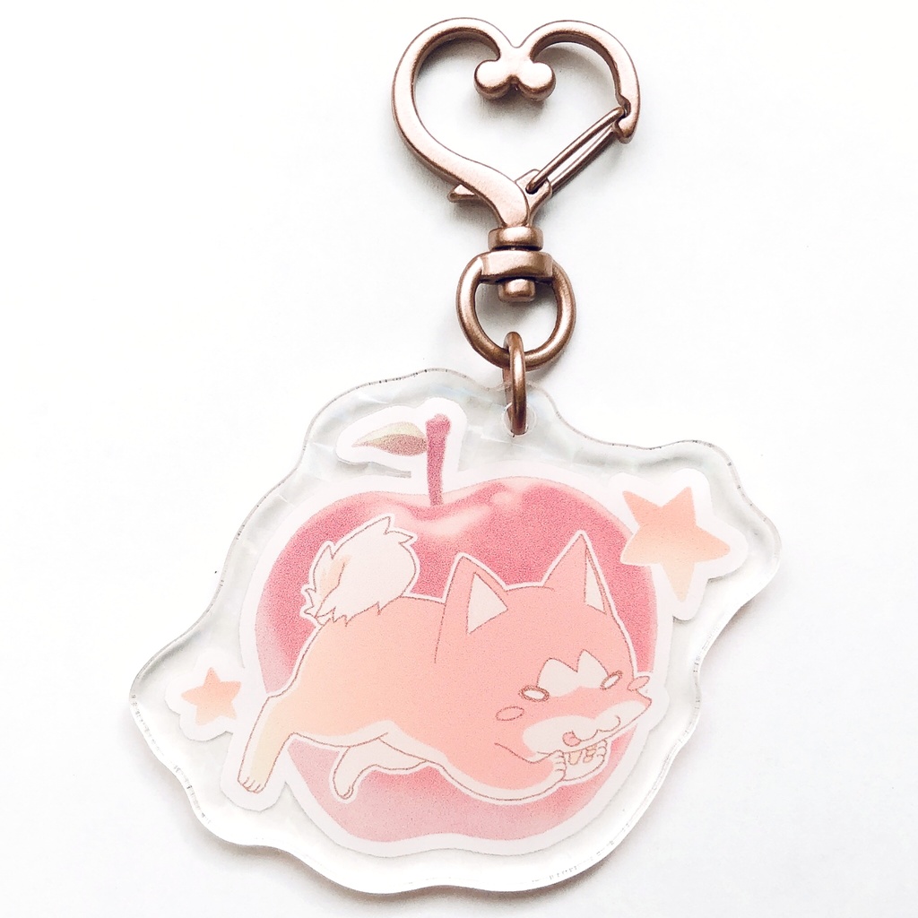 フルーツしば ホログラムアクリルキーホルダー