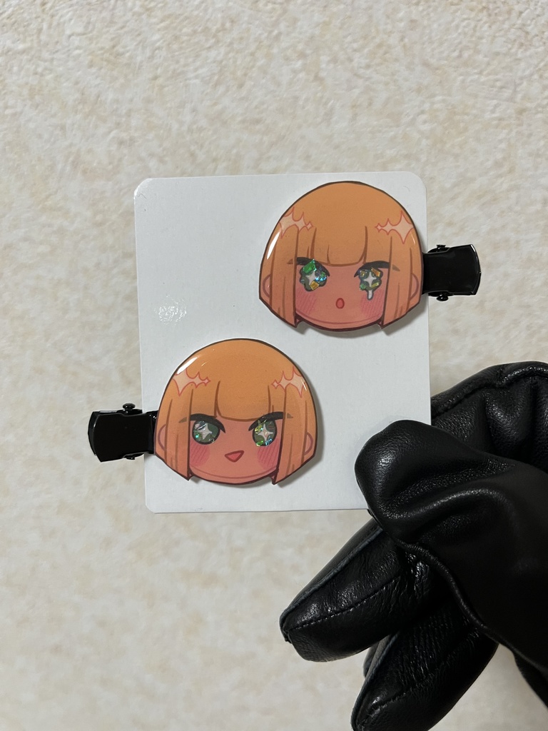 ルぬ前髪ヘアクリップ