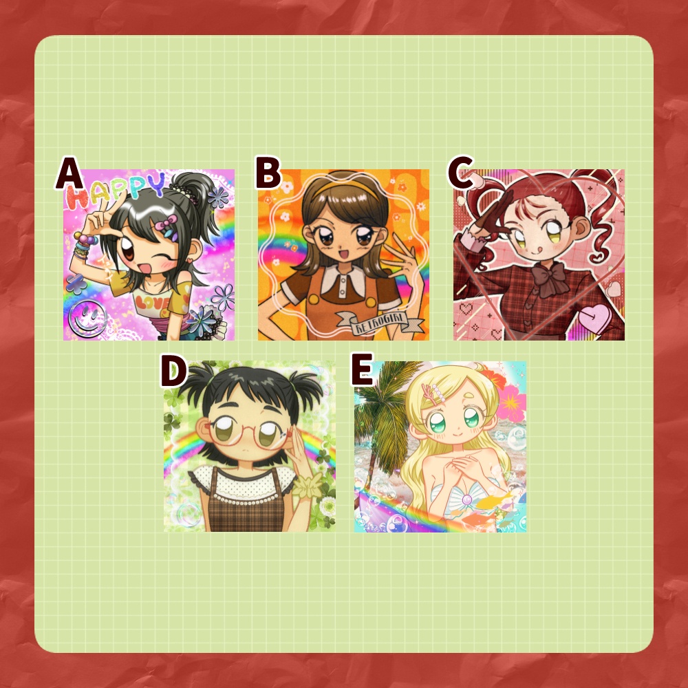 シール 全5種類