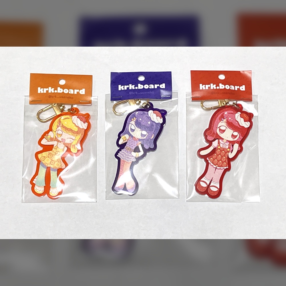 アクリルキーホルダー 全6種類