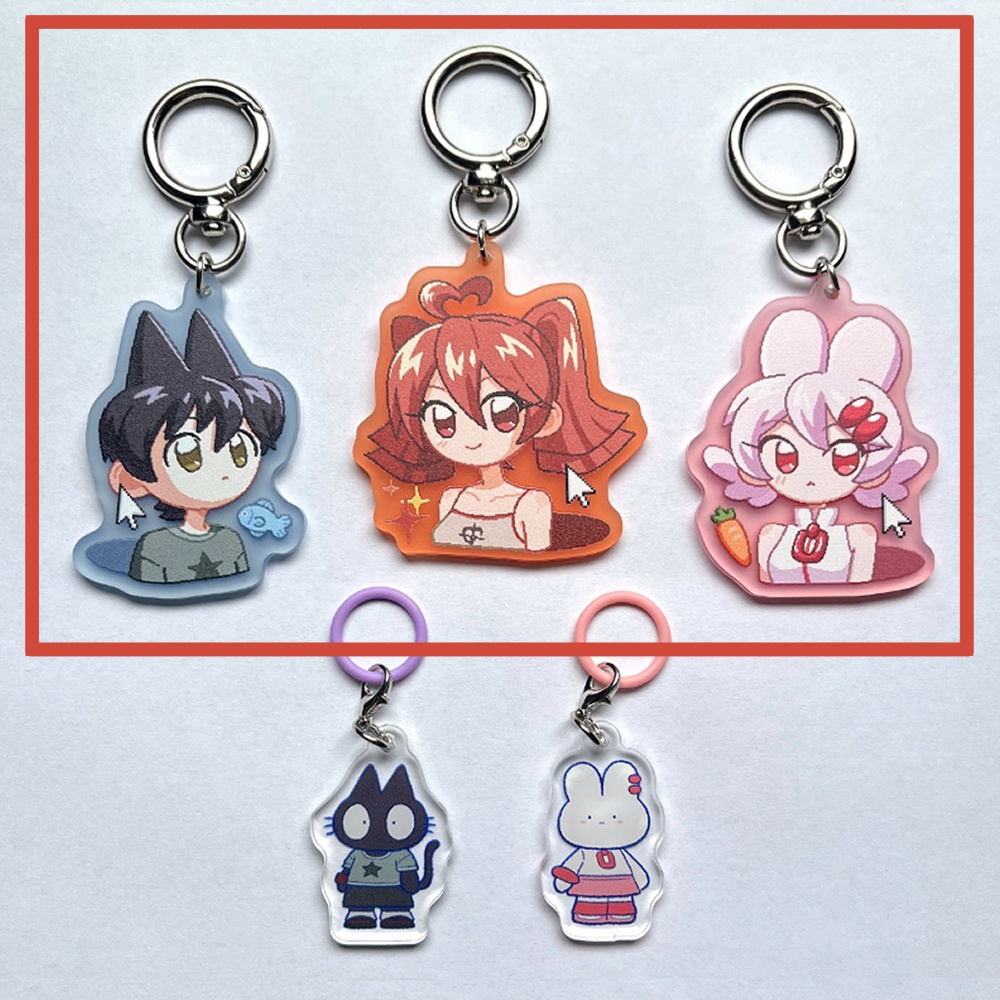アクリルキーホルダー 全6種類