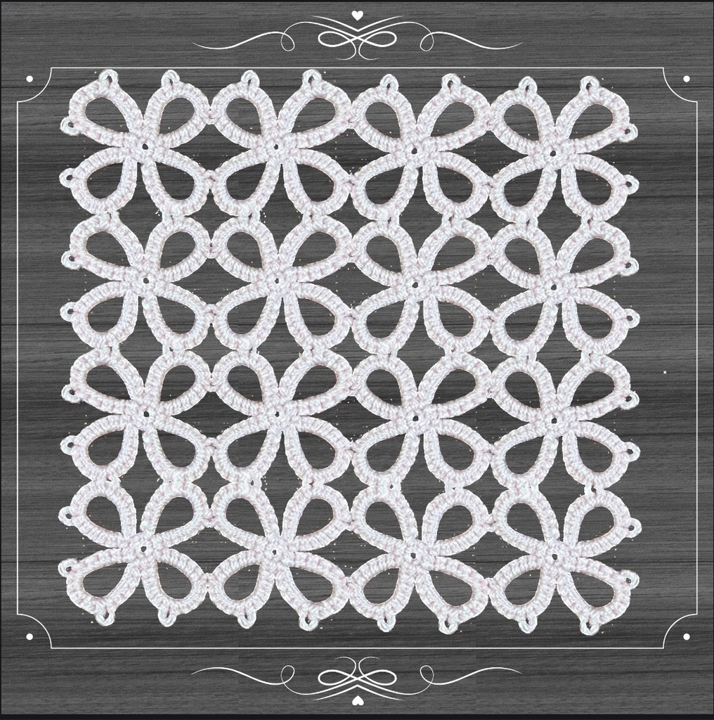 小さなスクエアドイリー