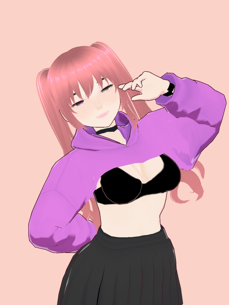 Cropped Hoodie (クロップドパーカー)