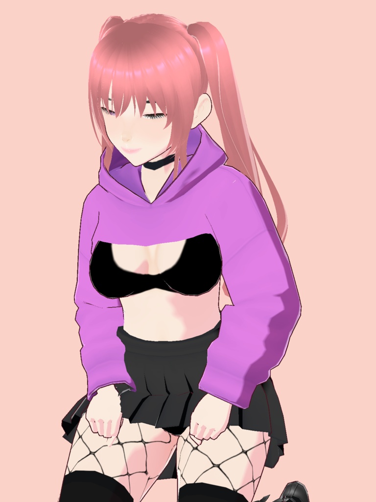 Cropped Hoodie (クロップドパーカー)