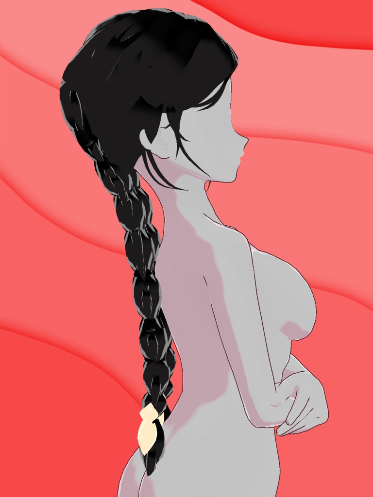 VROID Hair Braids preset!