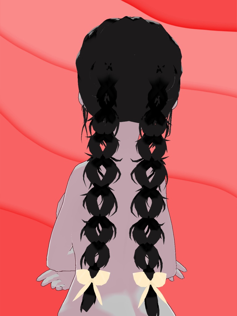 VROID Hair Braids preset!