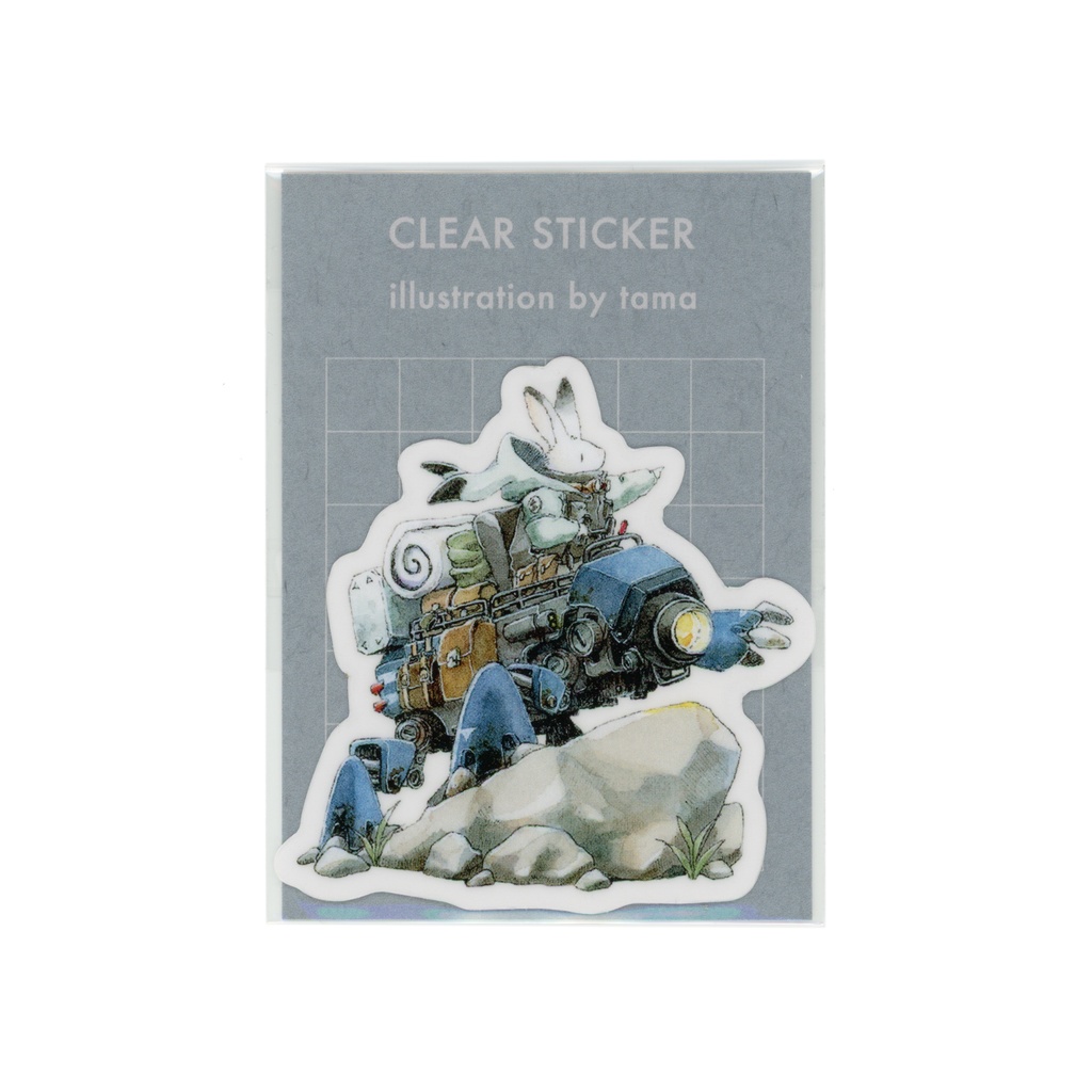 【3/30販売開始】クリアステッカー「ON THE ROCK」（先行発売）