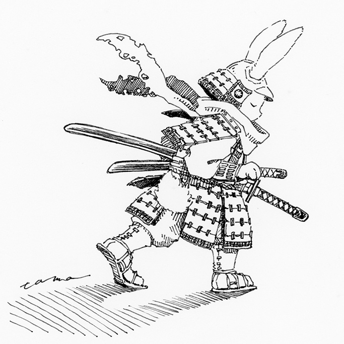 ドローイング原画_侍