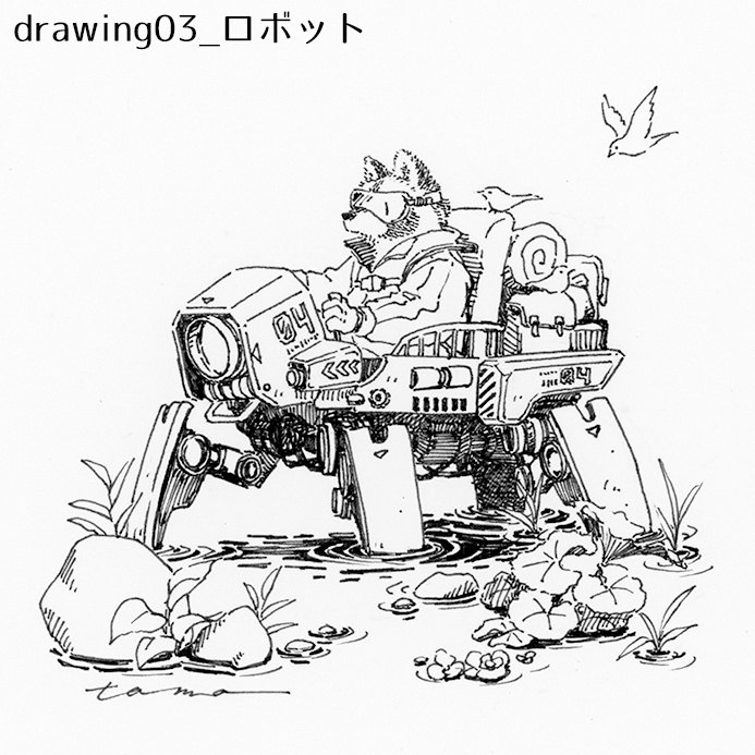 ドローイング原画