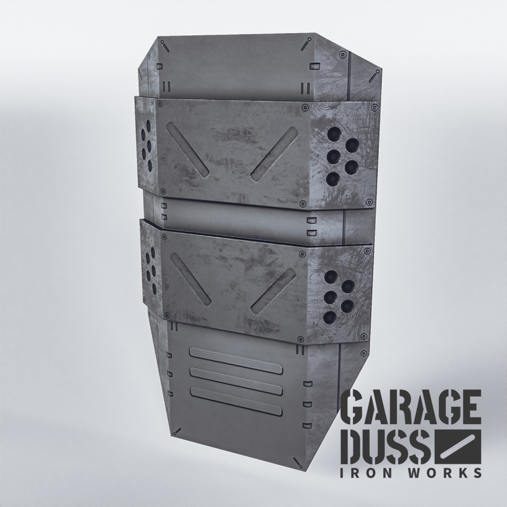 盾(ダークグレー/ホワイト二色セット)