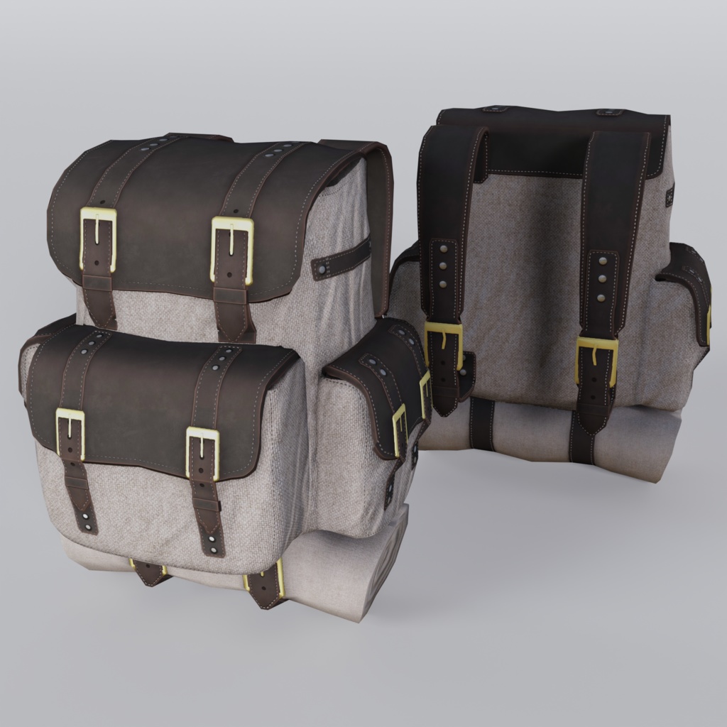 旅人のかばん(3色セット)