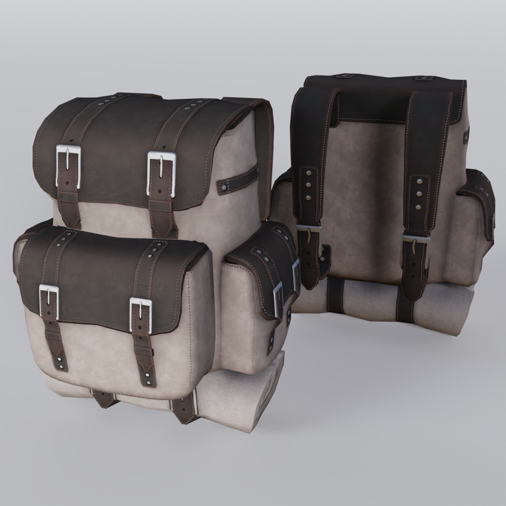 旅人のかばん(3色セット)