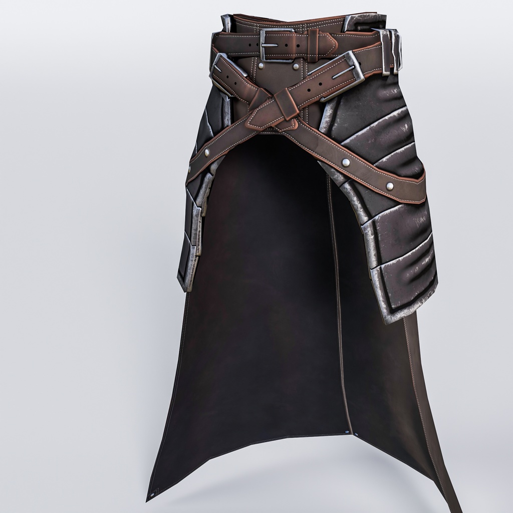 前衛の腰鎧(FBX / XWear)