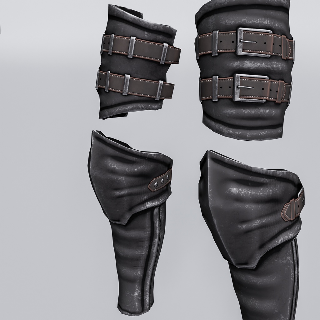 前衛の脚鎧(FBX / XWear)