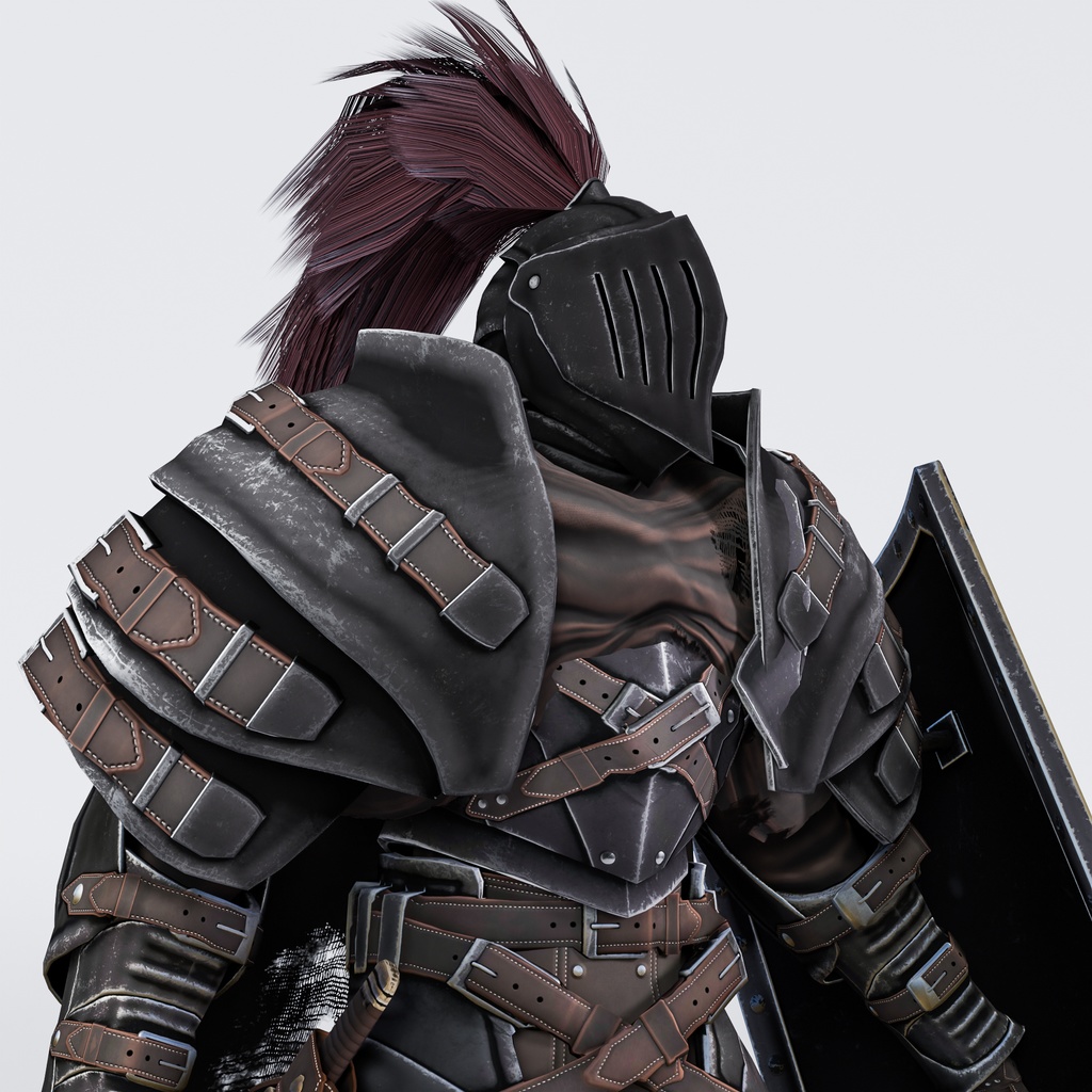 防衛騎士の肩鎧(FBX / XWear)