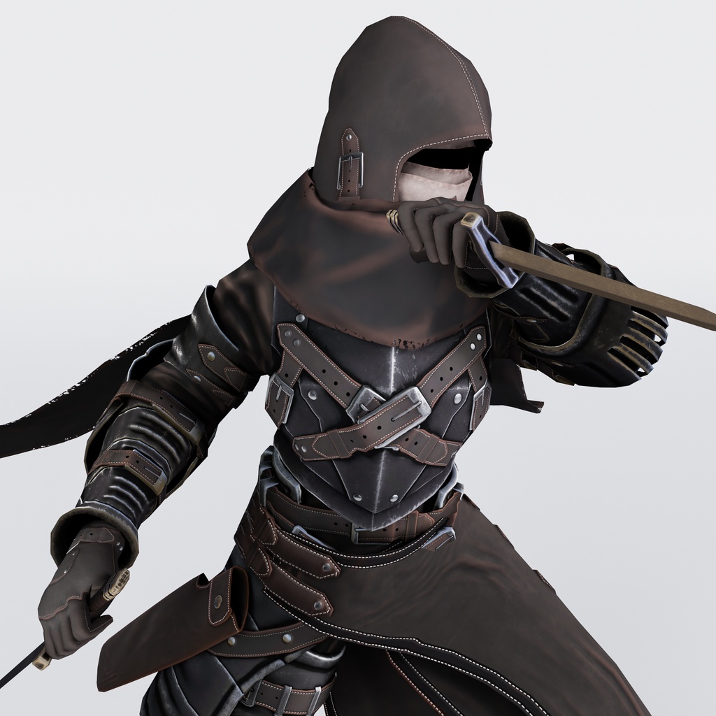 隠密兵のフード(FBX / XWear)