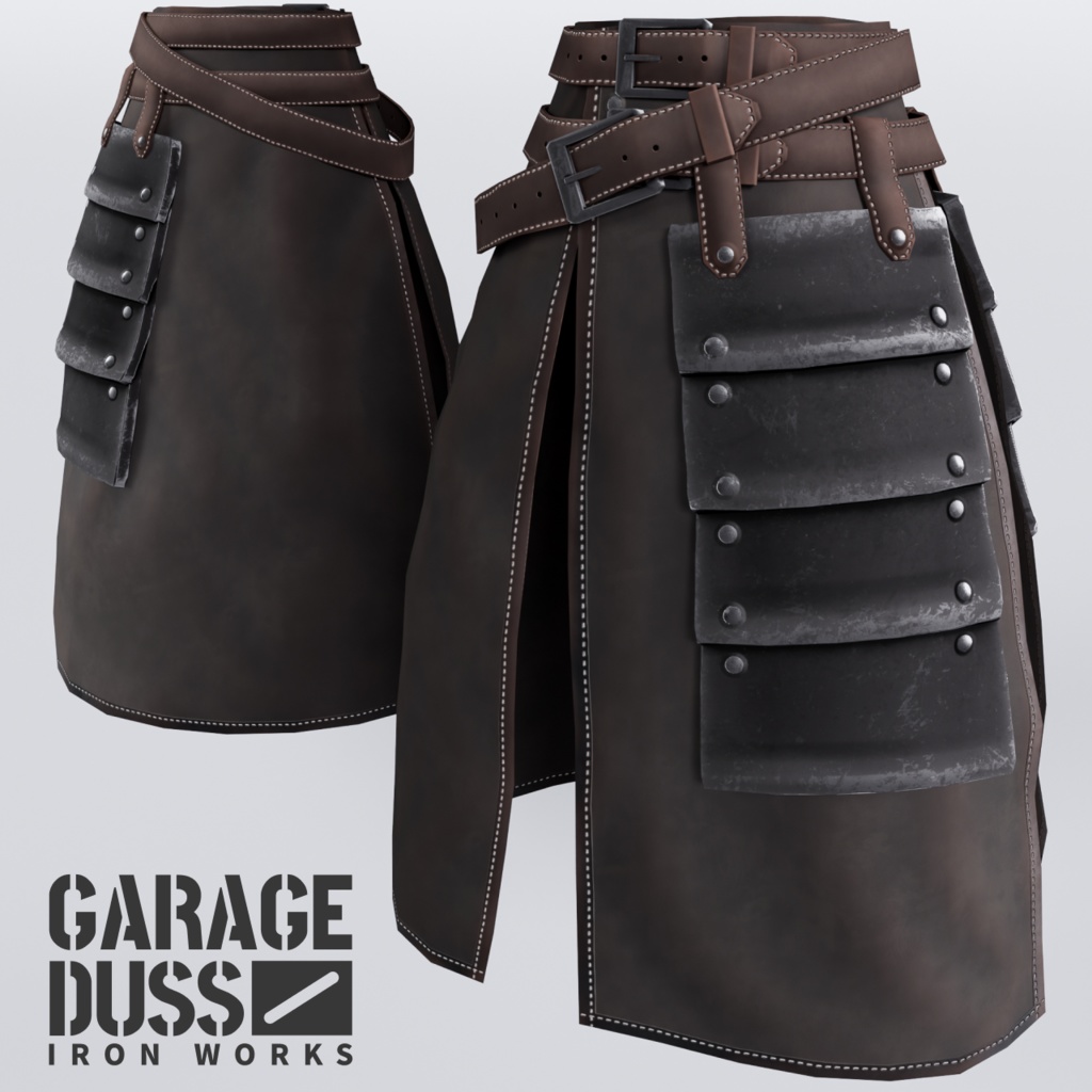 防衛騎士の腰鎧（FBX / XWear）