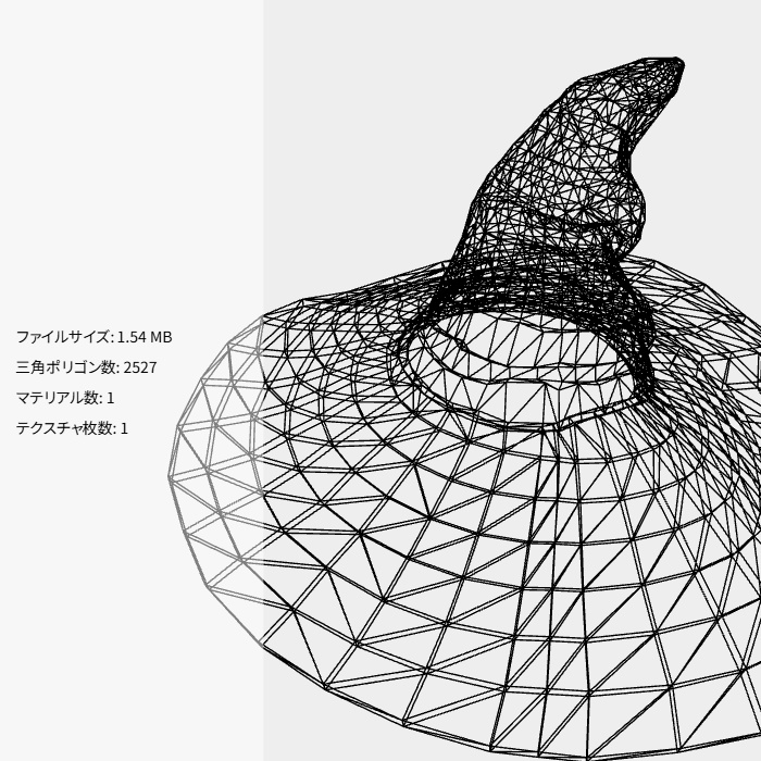 戦魔術師の帽子(FBX)