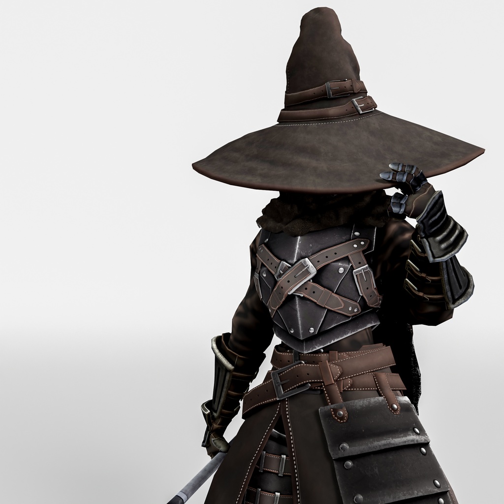 戦魔術師の帽子(FBX)