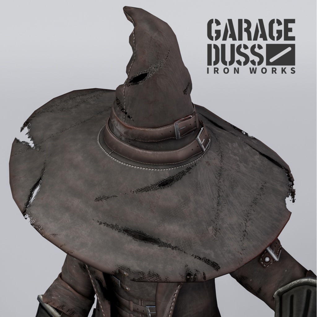 戦魔術師の帽子(FBX)